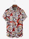 Men's Christmas Funny Graphic Short Sleeve Hawaiian Shirt